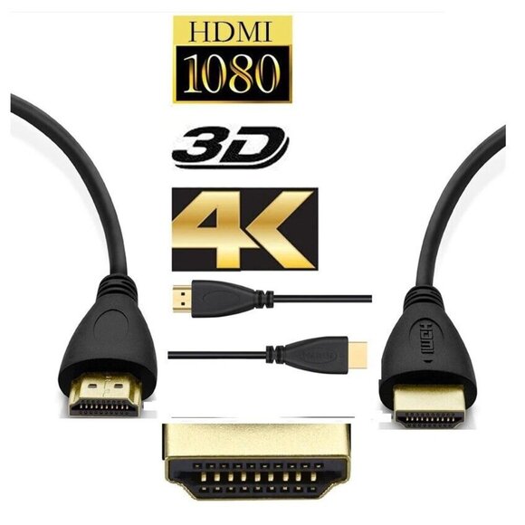 3Pcs HDMI 1 meter 3.3ft V2.0 Cable Male to Male  Extension Adapter High Speed 4K - Picture 4 of 13